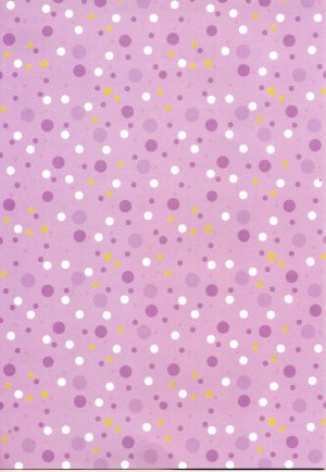 Backing Paper A4 - Lilac Dots (BCWD0008)